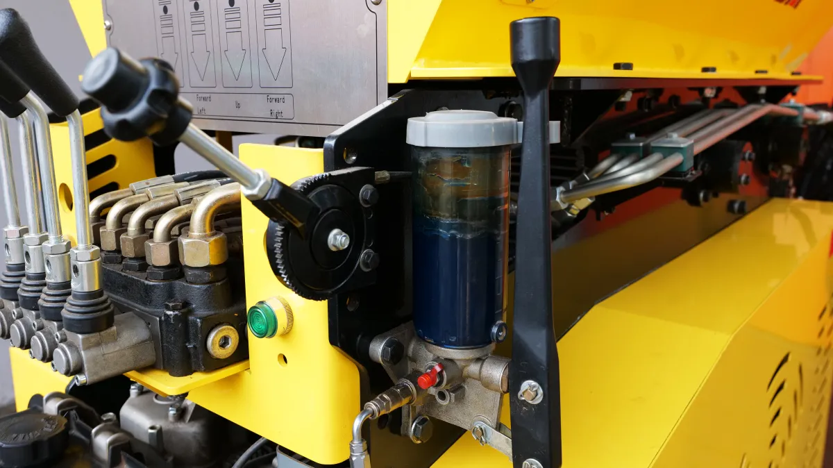 Concasseur à mâchoires Sonca — bloc hydraulique et moteur